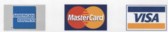 American Express, Mastercard, Visa